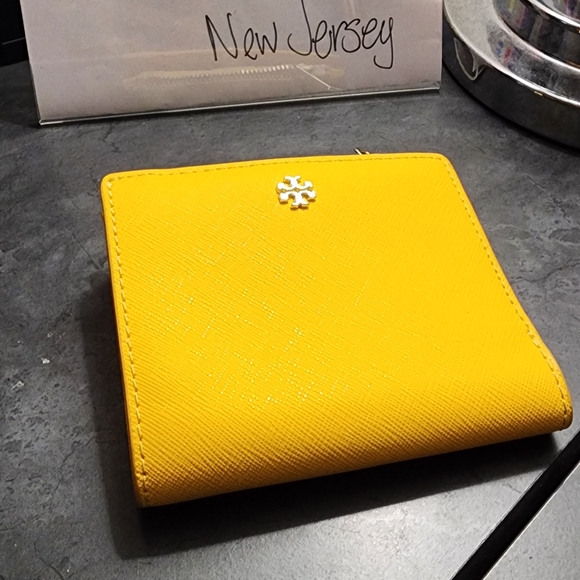 Tory Burch Handbags - Tory Burch Yellow Wallet